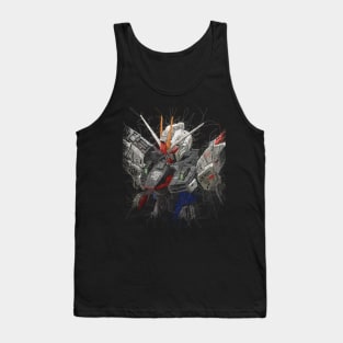 Freedom Gundam ZGMF X10A Scribble Artwork Tank Top